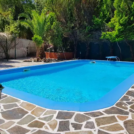 Luxury Pool Palace 4bedroom Hébergement de vacances Olympie